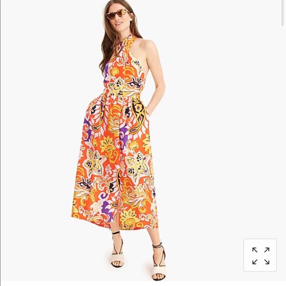 J Crew Silk Maxi Sarong Dress NWT
